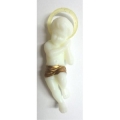 GESU' BAMBINO DI BETLEMME IN PLASTICA cm 6 FOSFORO