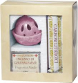 CONFEZIONE BRUCIA INCENSO IN CERAMICA CON CARBONCINO E INCENSO PROFUMATO JERUSALEM gr 25