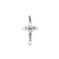 CR GN/002-AG CROCE SAN BENEDETTO ARGENTO cm 3 CIRCA