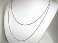 CF GN/025-AG COLLANA TUBOLARE ARGENTO cm 80 CIRCA