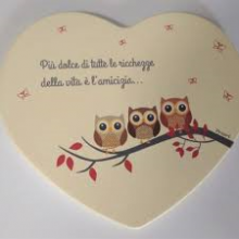 QD AD/001 CUORI MINI cm 14,5x16,5 CIRCA CON DEDICHE