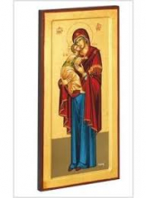 QD SP/086 MADONNA ODEGITRIA cm 11x22 PEFKIS C/PIEDE-APPENDERE